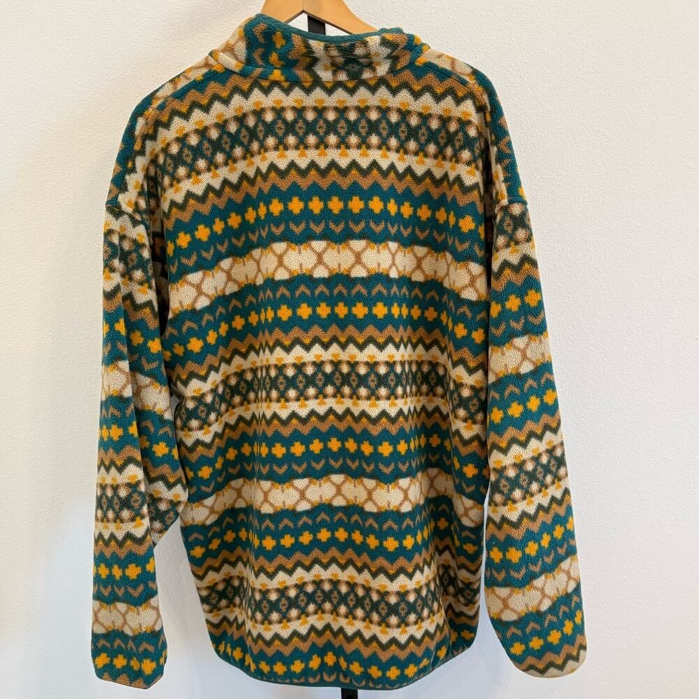 Patagonia Synchilla Fleece in Cliff Arbor Green Mens XXL Gorpcore Outdoor Hike - Picture 6 of 8